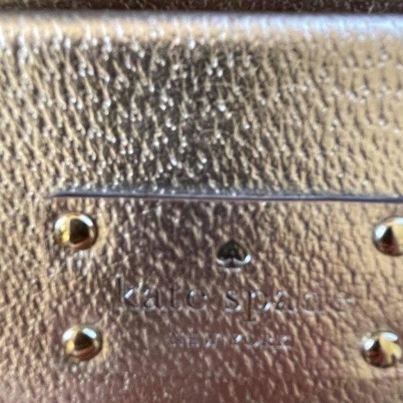 Rose Gold Kate Spade Satchel - Picture 3 of 4